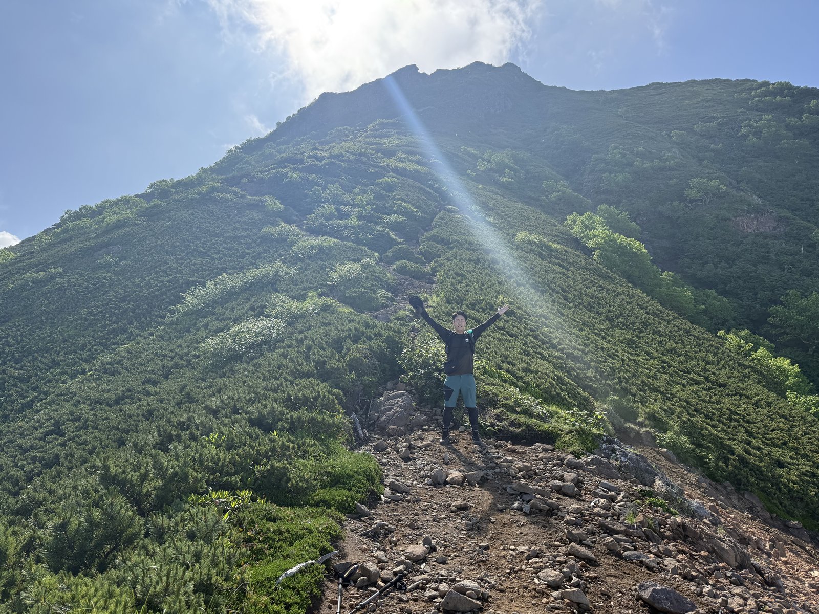 阿弥陀岳の風景（編集長撮影）