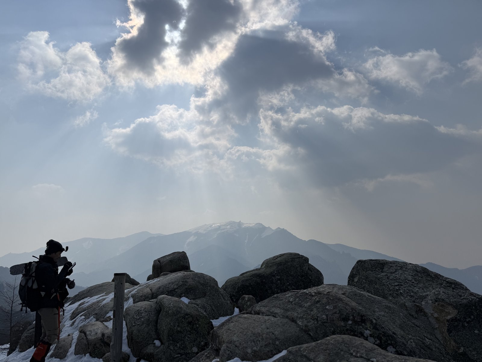 瑞牆山の風景（編集長撮影）